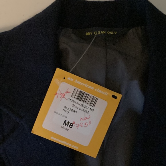 Ladies Navy Blazer Size 8 NWT - Picture 2 of 2